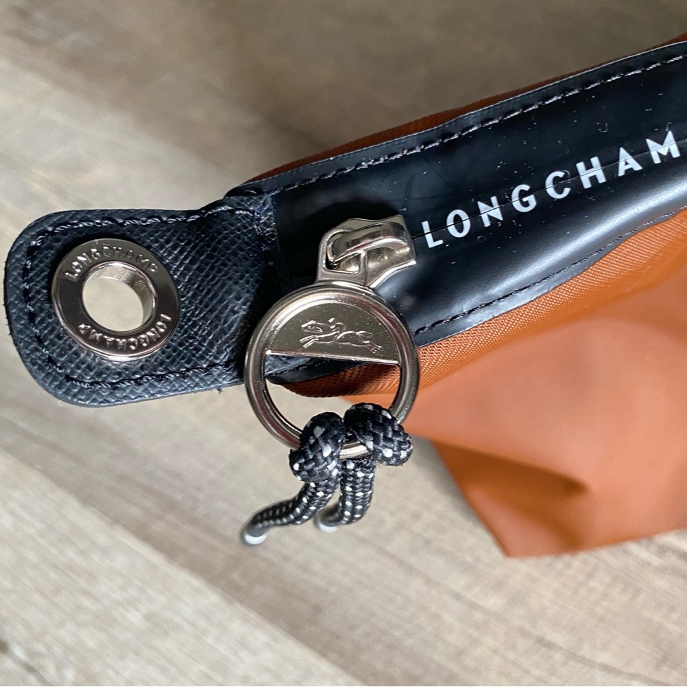 Longchamp Brown Tote with Black Trim - Picture 10 of 15